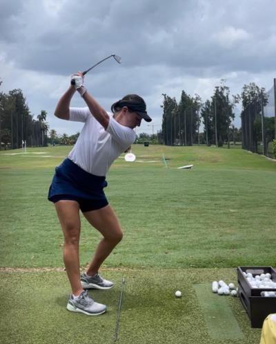 Jessica Pegula Displays Athleticism And Focus On The Golf Course