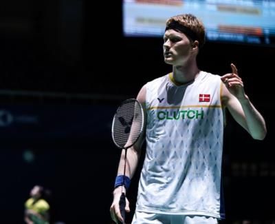 Anders Antonsen's Intense Focus Shines In Recent Match Photo