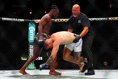 UFC on ESPN 59 results: Abdul Razak Alhassan’s illegal elbows to Cody Brundage lead to early no contest