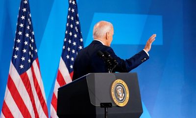 The Observer view on Joe Biden: he must step aside to stop Donald Trump