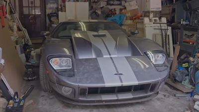 Watch This Abandoned Ford GT Start Up After Sitting for 15 Years