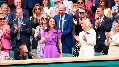 Cheers for Princess of Wales at Wimbledon final