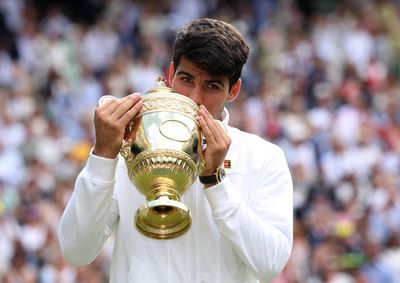 Alcaraz records straight sets win over Djokovic for second Wimbledon title