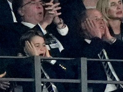 Prince George reacts to England’s devastating loss to Spain in Euro 2024 final