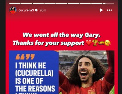 Marc Cucurella mocks Gary Neville after ITV pundit claimed Spain couldn’t win Euros with Chelsea left-back