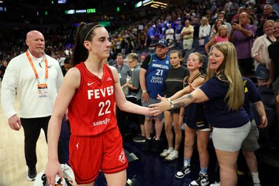 Caitlin Clark gave a young Fever fan the game shoes off her feet after victory against Lynx