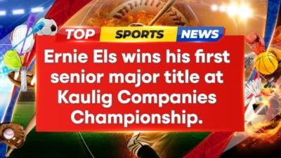 Ernie Els Wins First Senior Major Title At Kaulig Championship
