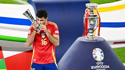 Spain's Rodri named best player of Euro 2024