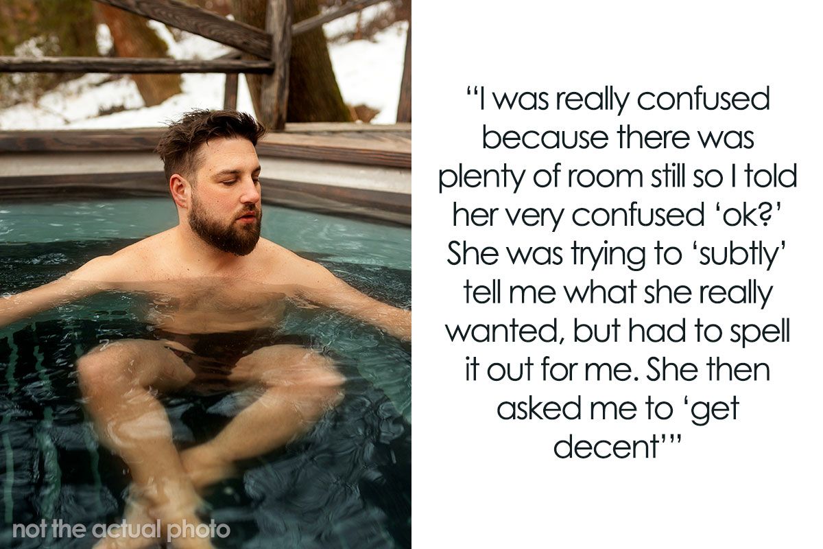 Nude Hot Spring Guy” Is Shocked After Woman Tells Him…