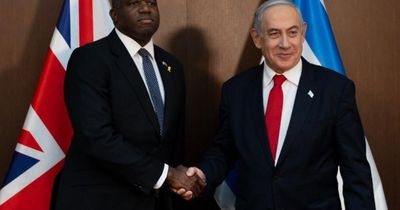 David Lammy doesn't rule out weapons sales to Israel as he meets Benjamin Netanyahu