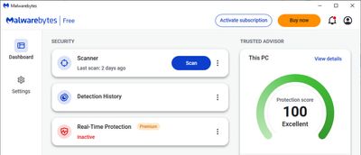 Malwarebytes Free review