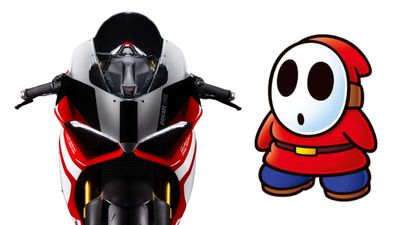 Ducati's Panigale V2 Superquadro Final Edition Totally Looks Like This Mario Character