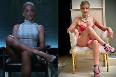 Sharon Stone Recreates Famous ‘Basic Instinct’ Scene In Red Lingerie At Age 66