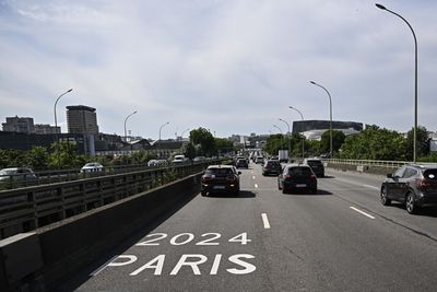 Paris opens priority road lanes reserved for Olympic traffic