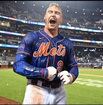 Brandon Nimmo Exudes Pure Joy After Winning Baseball Match