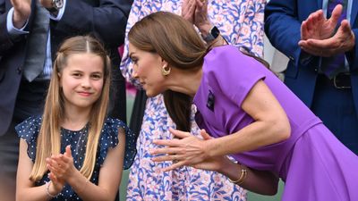 Kate Middleton's chunky gold earrings were an unexpected choice at Wimbledon - but proved to be the perfect addition to her purple dress