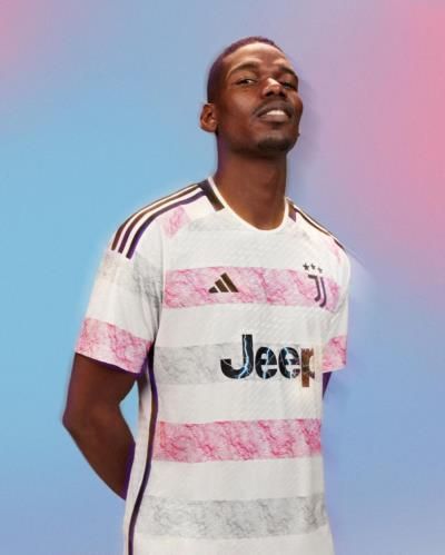 Paul Pogba Showcasing His Stylish Soccer Jersey With Flair