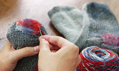 Darn it! How to mend holey socks at home