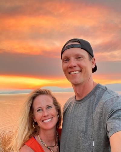 Kevin Barnett And Wife Enjoying Sunset Selfie On Hydra Island