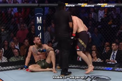 UFC ‘Muted’ audio reveals Khabib Nurmagomedov’s savage message to Conor McGregor after tapout