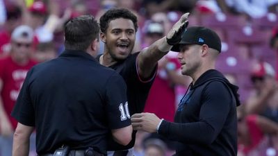 Marlins' Dane Myers Fractures Ankle After Ejection Against Reds