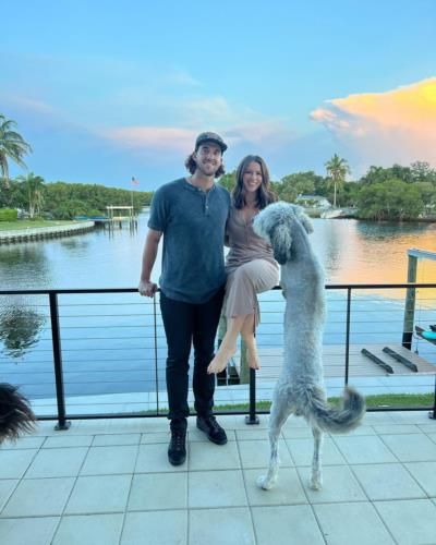 Aaron Nola With Wife And Cute Dog In Heartwarming Photo