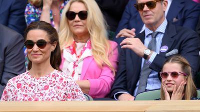 Princess Charlotte was Pippa Middleton's mini-me in matching sunglasses during day at Wimbledon with Princess Catherine
