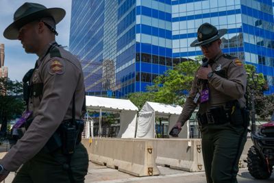 Immigration activists march outside RNC to protest Trump's potential policies