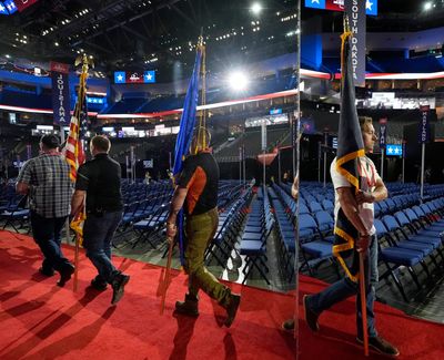 ‘We’re not going to take it anymore’: Republicans start their convention with a show of force