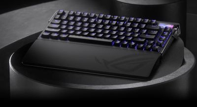 $499 Asus ROG Azoth Extreme gaming keyboard boasts an OLED touch screen and aluminum build with a carbon fiber plate