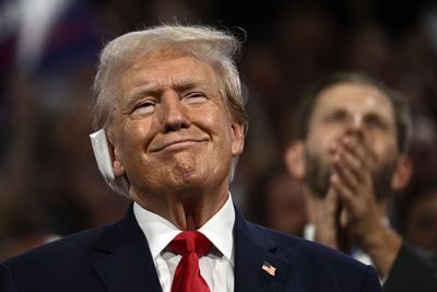 Trump appears at convention with bandaged ear after shooting, nominates Vance as running mate