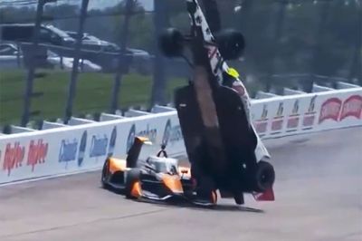 Kirkwood takes back criticism of Rossi and Robb over big IndyCar shunt