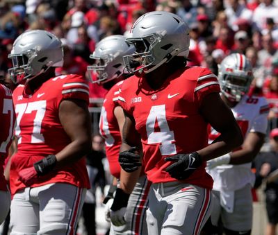 Ohio State receiver Jeremiah Smith gives back to local high school