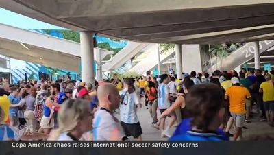 Colombia football chief Ramón Jesurún arrested and charged with battery after Copa America final brawl