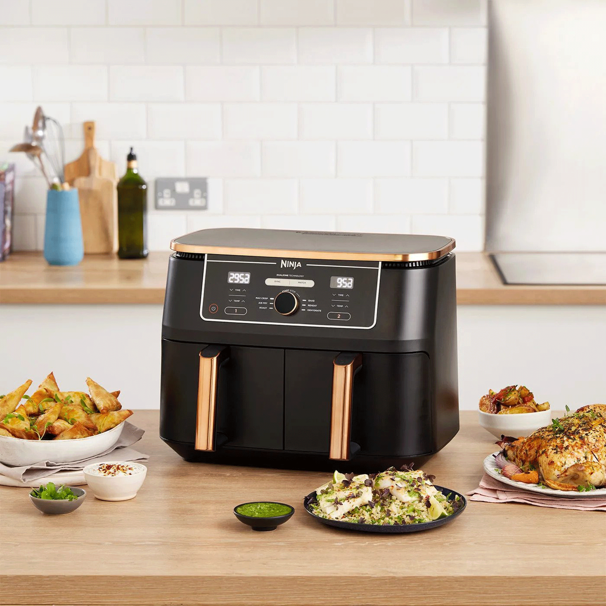 The stunning copper Ninja Dual Zone air fryer is back on sale for Amazon Prime Day at the lowest price we've ever seen