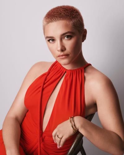 Florence Pugh Stuns In Bold Red Outfit With Confidence