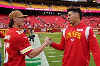 LOOK: Patrick Mahomes reacts to Bobby Witt Jr.’s spectacular Home Run Derby performance