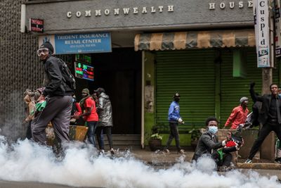 Kenya police fire tear gas as protesters call for Ruto to quit
