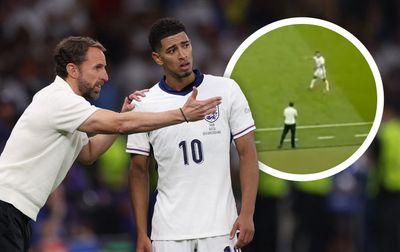 WATCH: Moment when Jude Bellingham 'lost it' with Gareth Southgate during Euro 2024 final defeat