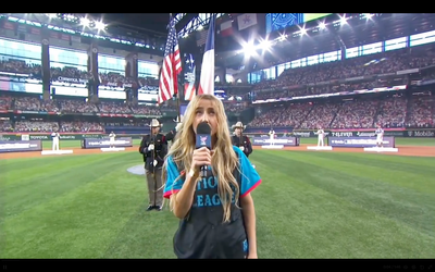 Country singer slammed for ‘worst national anthem ever’ before MLB’s Home Run Derby