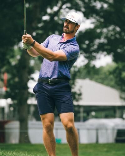 Dylan Larkin's Relaxing Day On The Golf Course