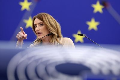 Roberta Metsola secures second term as EU parliament president