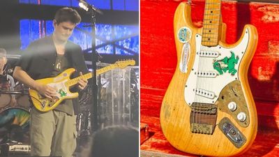 “I was practicing with it in the dressing room and it was feeling too good to put down”: John Mayer honors Jerry Garcia by performing with a replica Alligator Strat at The Sphere – but says he wasn't ready for its “unbridled fury”