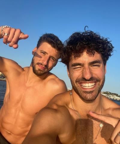 Rúben Dias And Friend Soaking Up Summer Sun Shirtless