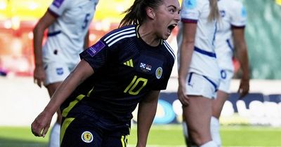 Scotland earn Nations League promotion courtesy of Kirsty Hanson strike