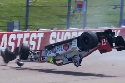 Robb passed out after 109G IndyCar impact, burned finger on scorched halo