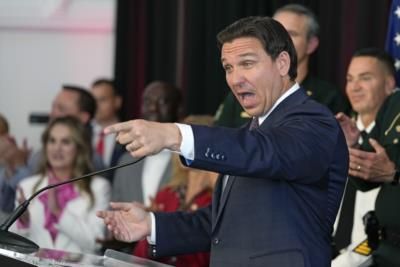 Florida Gov. Desantis Praises Trump, Criticizes Biden At RNC