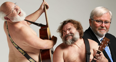 ‘Grow up’: Rudd goes after Tenacious D for a Trump joke. It’s 2024, baby!