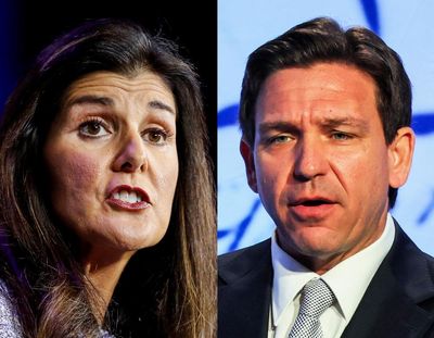 Former rivals Haley and DeSantis back Trump at Republican convention