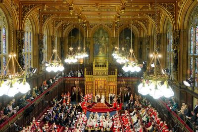 Trumpets, tiaras and tradition on display as King Charles III presides over opening of Parliament